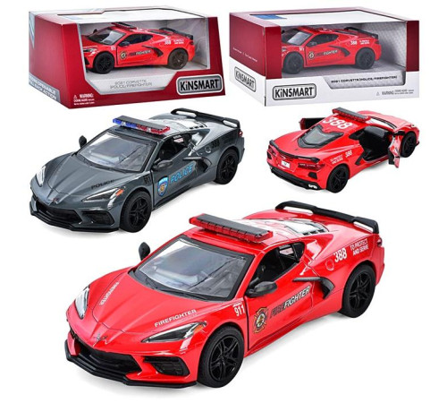 Машина метал. Corvette Police (KT5432WPR)